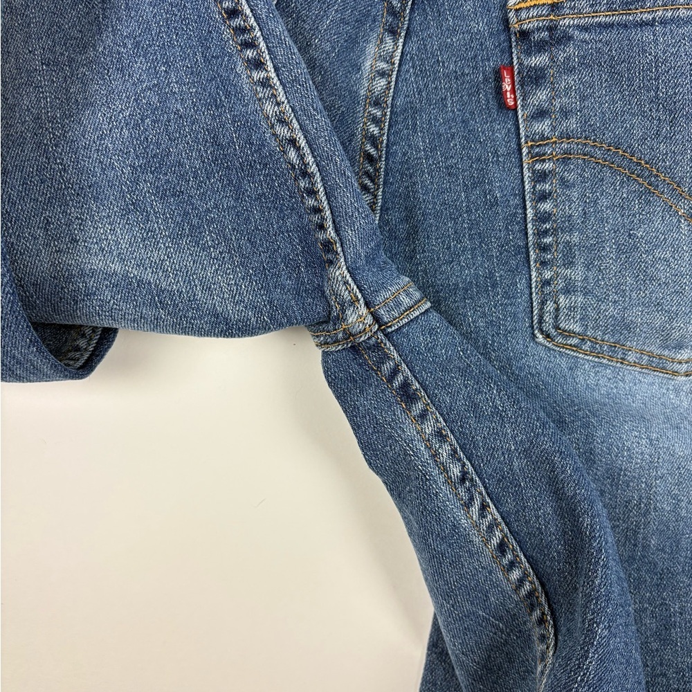 Levi's 515 Bootcut Lower Rise Jeans size 12 Y2K 2002 - 72% cotton medium wash - Picture 9 of 16